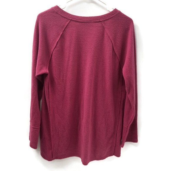 Wildfox Haley Fuchsia Brushed Sweatshirt Medium - Picture 4 of 10